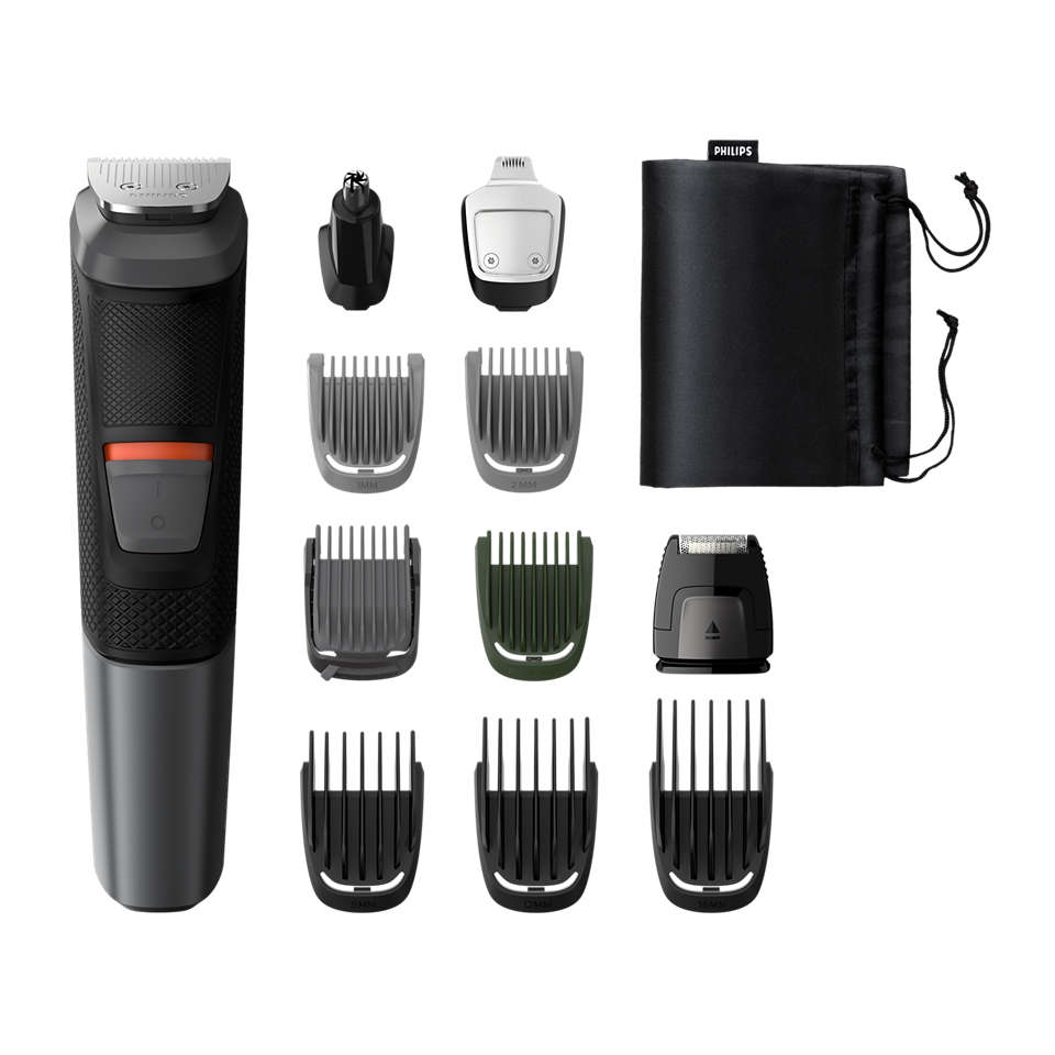 maximize Any Push down Multigroom series 5000 11-in-1, Face, Hair and Body MG5730/13 | Philips