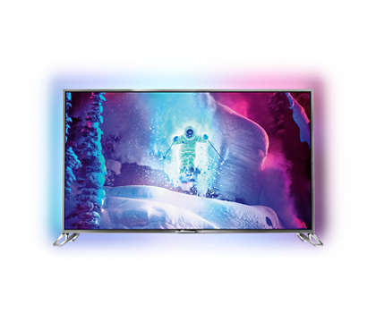 Ultraflacher 4K Ultra HD LED TV powered by Android