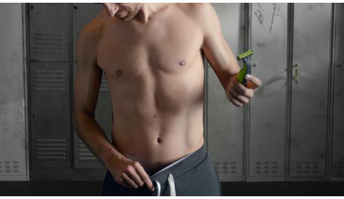 Guards against nicks on sensitive areas