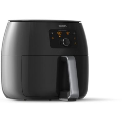 Philips Twin Turbostar Extra Large Air Fryer, HD9650, Black