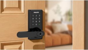 Ergonomic lever handle offers smooth, comfortable use