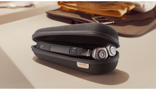 Protege la afeitadora y los accesorios