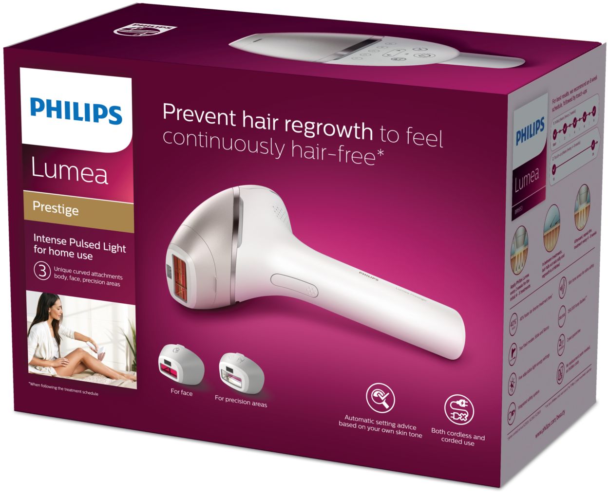 IPL hair removal device