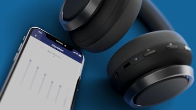 Philips Headphones app. Custom sound control