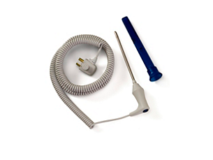 Wiederverwendbarer Oral-/Axillartemperatur-Aufnehmer mit Halterung Sensor