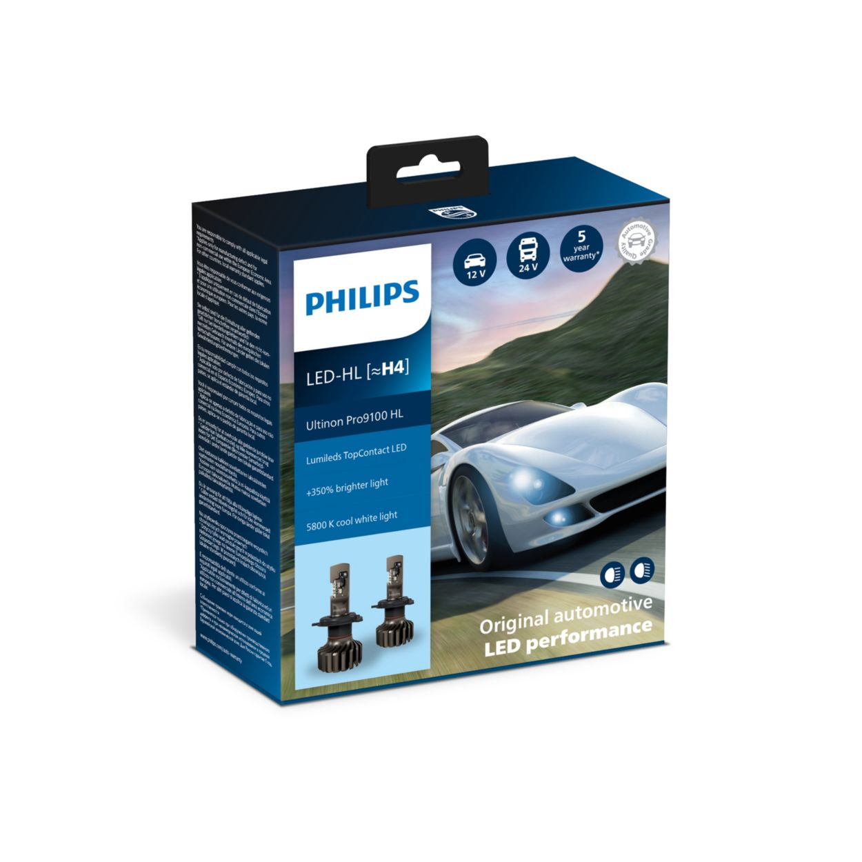 Ampoule H4 philips led - Équipement auto