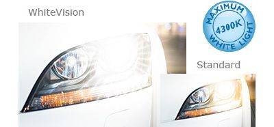 Crisp beam with intense white light