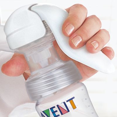 Extractor de leche manual con cojín masajeador