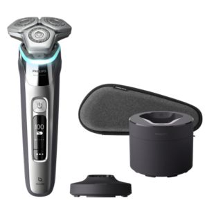 Shaver series 9000 SkinIQ 기술을 활용한 습식 및 건식 전자 면도기