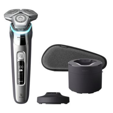 Shaver series 9000 SkinIQ 기술을 활용한 습식 및 건식 전자 면도기