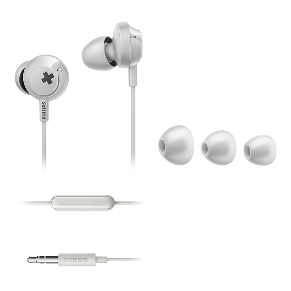 ヘッドホン/マイク付き SHE4305WT/00 | Philips ヘッドホン/マイク付き SHE4305WT/00 | Philips