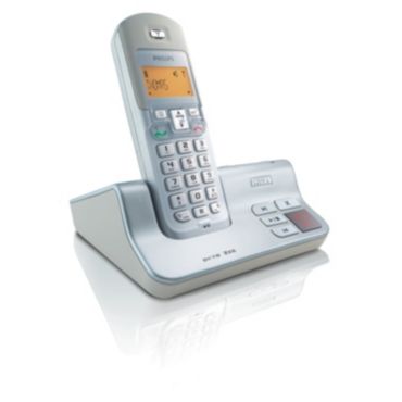 Telefone s/fio c/ secretária eletrônica