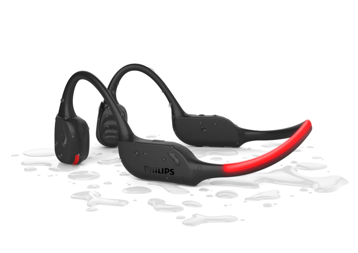 Auriculares Inalámbricos Sport Openear Bluetooth Multipunto Color Negro