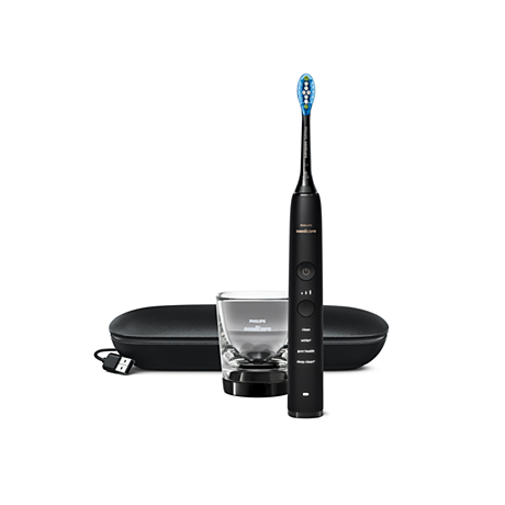 HX9911/09 DiamondClean 9000 Elektrische sonische tandenborstel met app - Zwart