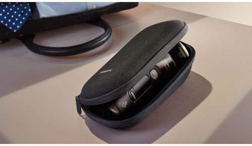 Protege la afeitadora y los accesorios