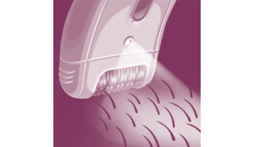 Opti-light per evidenziare anche i peli più corti