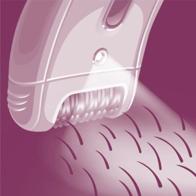 Opti-light reveals even the finest hair