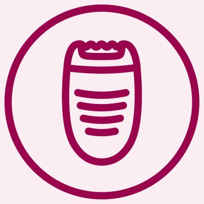 Profiled, ergonomic grip for comfortable handling