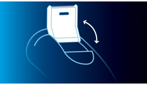 Ideal für das Schneiden von Koteletten und Schnurrbart