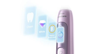 Smart screen for an instant brushing performance check