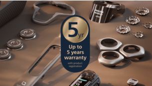 Built to last longer: 5 years warranty****