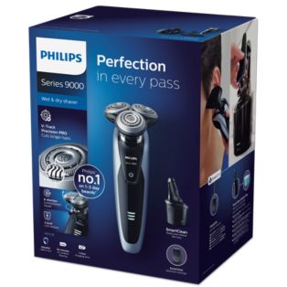 Shaver series 9000 wet & dry electric shaver with SmartClean PLUS