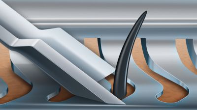 Captures each hair regardless of length