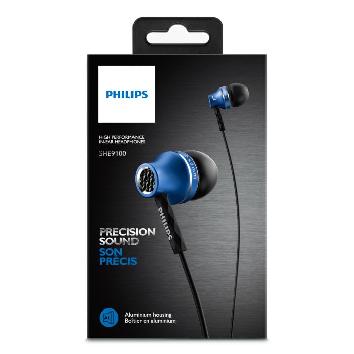 N0821-13★未使用 PHILIPS 高精度サウンド インイヤーヘッドフォン インイヤー ヘッドフォン SHE9100BL/00 | Philips