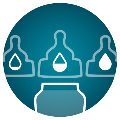 Allows you to use the same bottle by changing teats