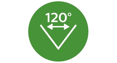 120° wide angle coverage, recording up to 3 lanes of traffic