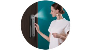 Apertura de puertas sin contacto con sensor de proximidad con