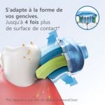 La tête de brosse qui offre un nettoyage en profondeur