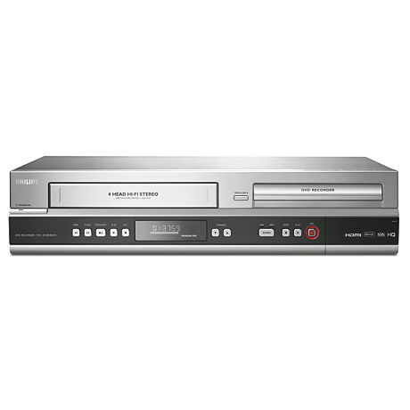 DVDR3545V/37  DVD recorder/VCR