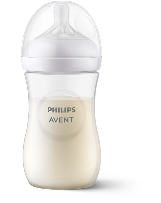 Philips Avent Natural Response Pure Glass Baby Bottle 1m+ 240ml (8.0 oz)