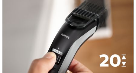 Easy to select and lock-in length settings, 0.5mm to 10mm