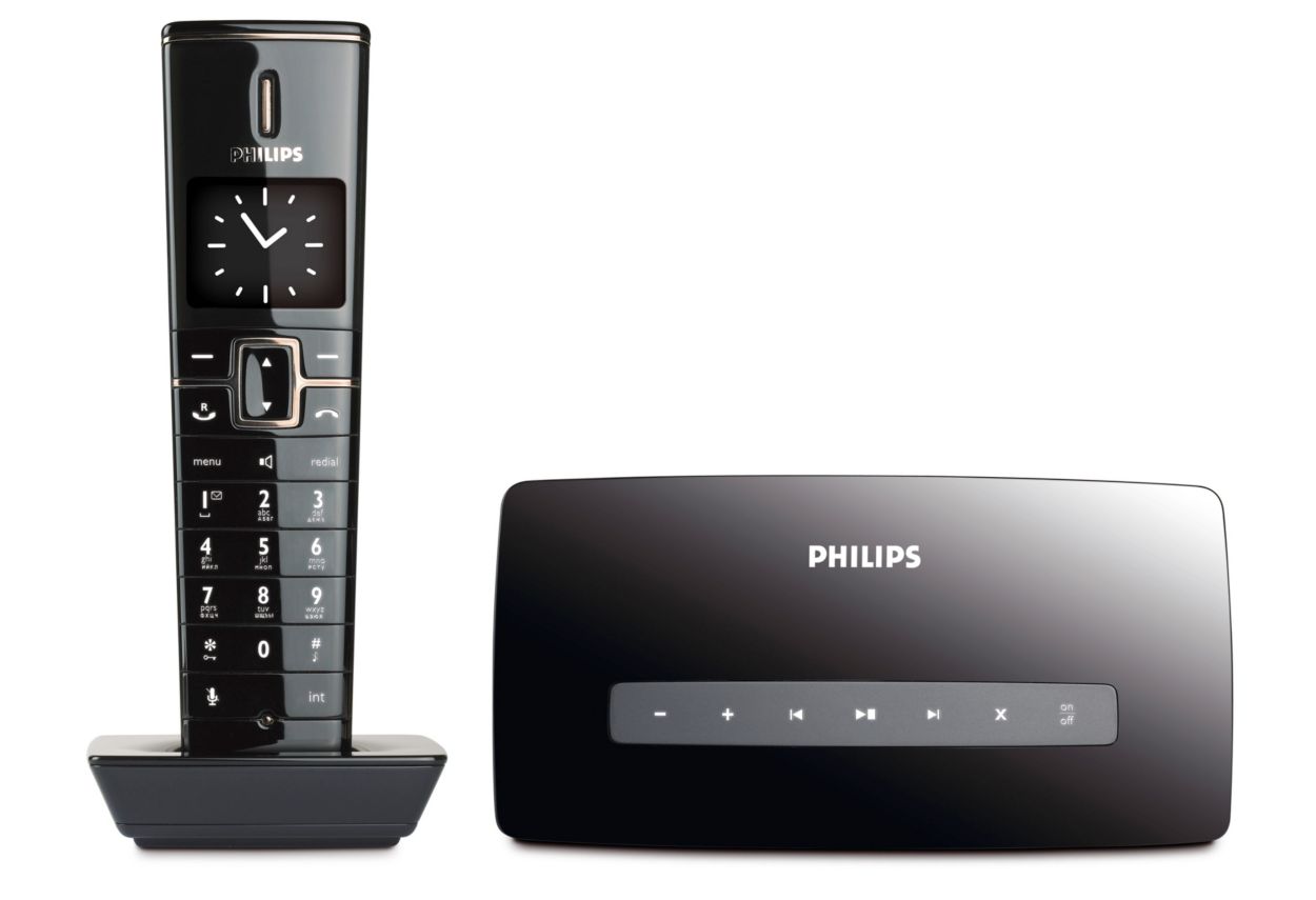 Design collection Беспроводной телефон с автоответчиком ID9651B/51 | Philips