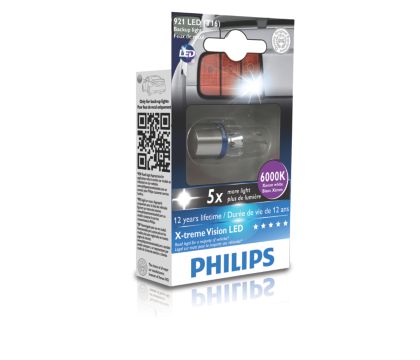 Philips 11498XUAXM LED car signaling Bulb (PY21W Amber), Set of 2