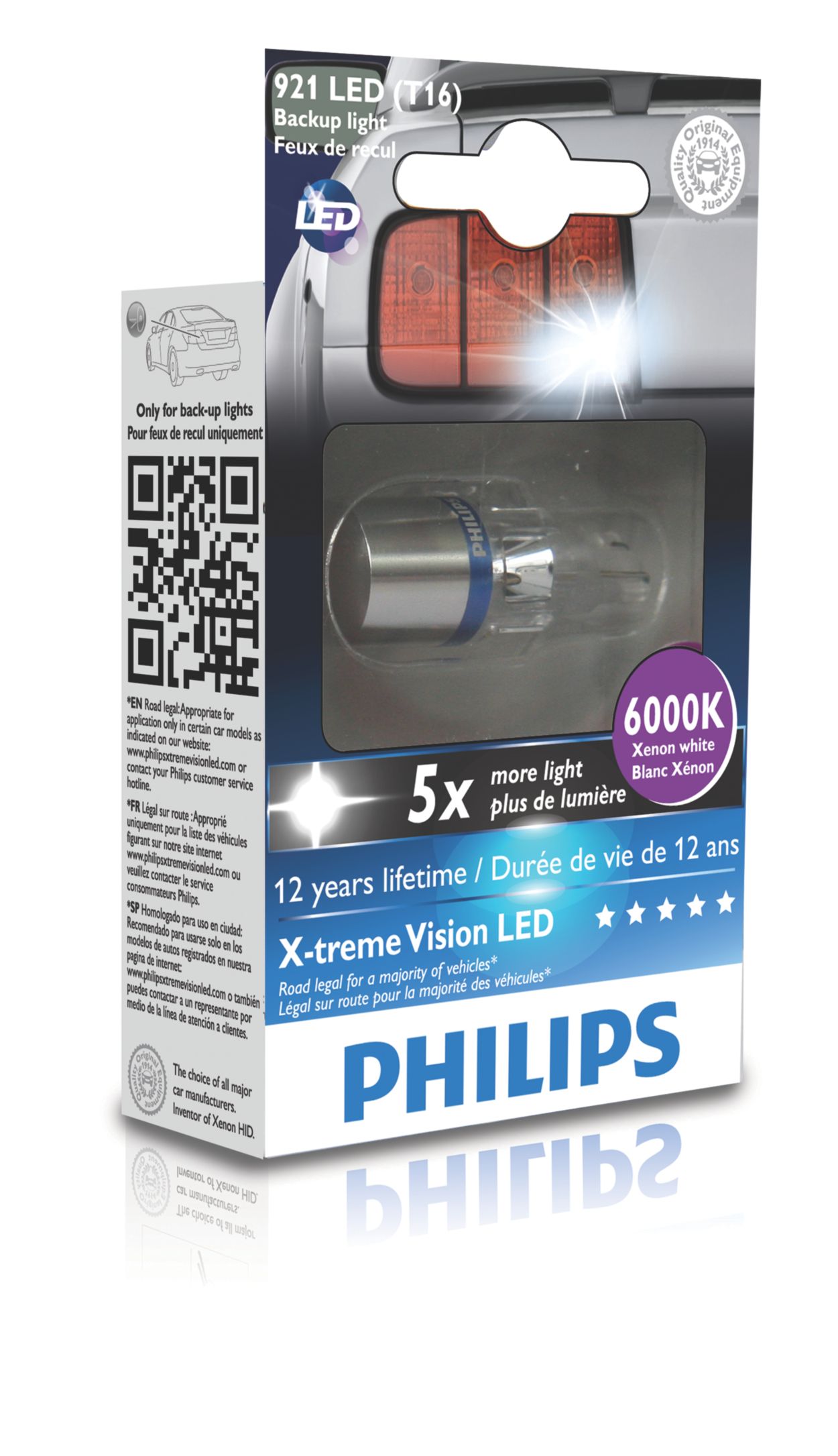X-tremeUltinon LED バックランプ用 LED バルブ 12898X2 | Philips