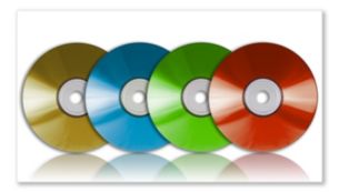 Putar DVD, DVD+/-R, DVD+/-RW, dan (S)VCD