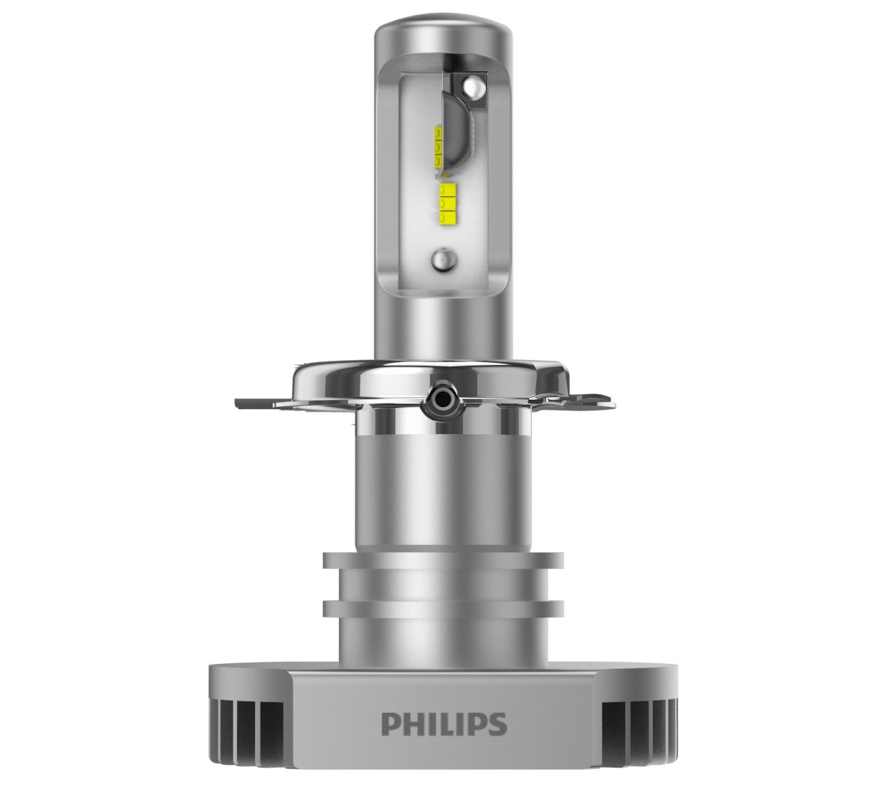 PHILIPS Ultinon - Juego de 2 bombillas LED H4 de 6200 K + 160 % 11342ULWX2