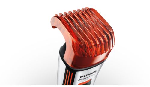 Bartschneider mit Dreitagebart-Funktion: 12 Längeneinstellungen von 0,5-10 mm