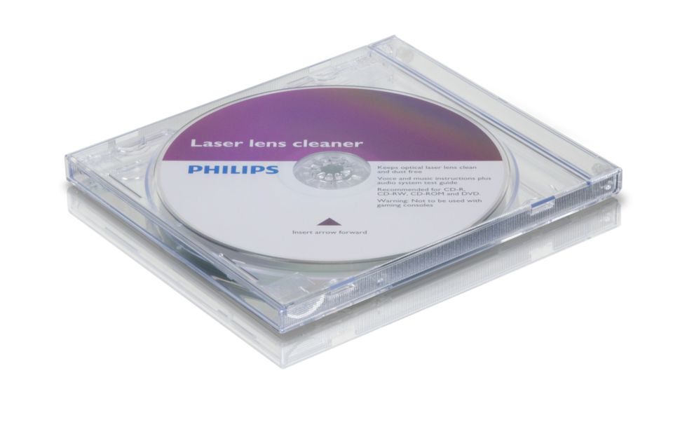 Reinigt en beschermt uw CD-/DVD-speler