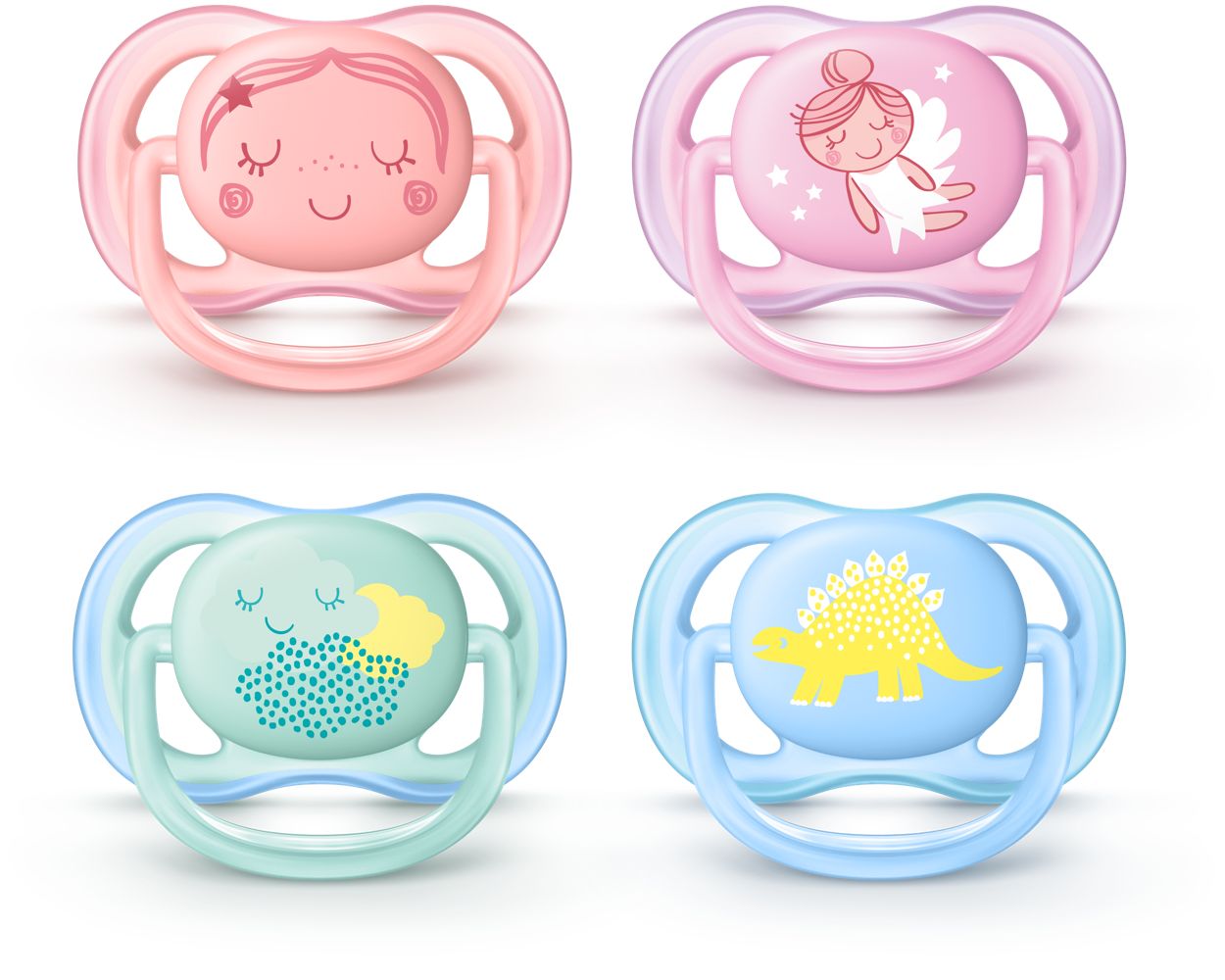 A light, breathable pacifier