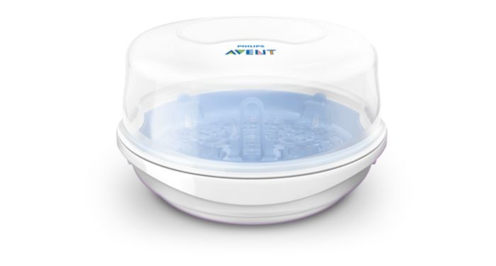 Avent bottle hot sale steamer instructions