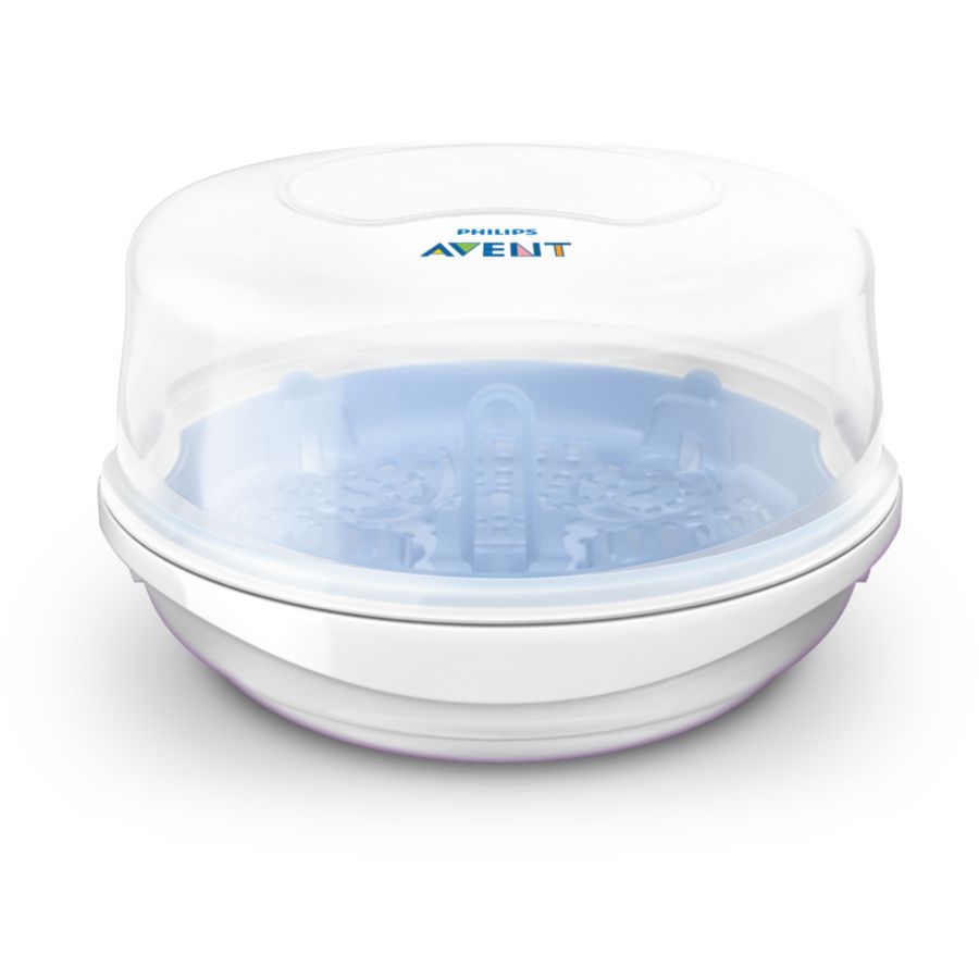 Fast microwave steam steriliser
