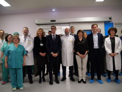 Autoridades inauguración Sala Hemodinámica - Hospital San Pedro