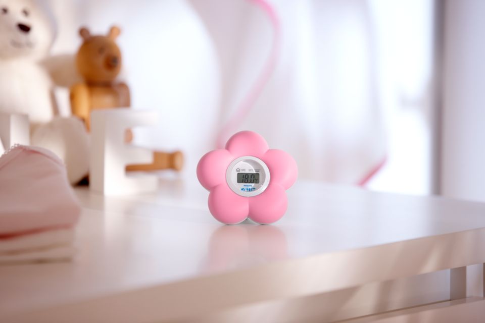 Termómetro digital para el baño del bebé con forma de flor Philips Avent -  chicBebits