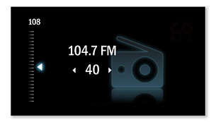 Daha büyük bir rahatlık için 40 istasyon ayarlı dijital radyo