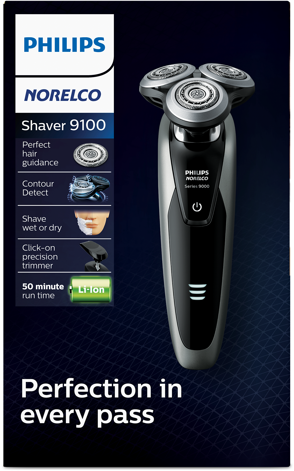 Shaver series 9000 Wet and dry electric shaver S9161/83 Shaver series 9000 Wet and dry electric shaver S9161/83
