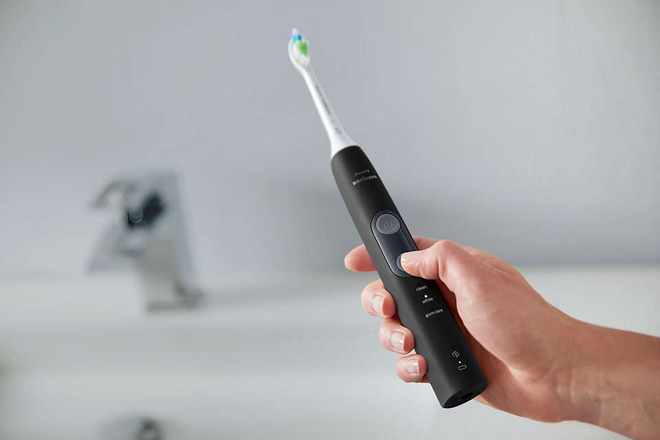 Ashley Furman Talk gold ProtectiveClean 5300 Sonic electric toothbrush HX6423/34 | Sonicare